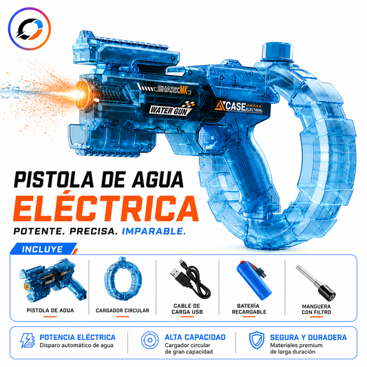Pistola acuática electrica
